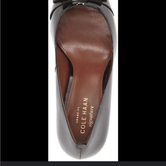 Cole Haan Black Patent Leather Women's Heels - Picture 2 of 6